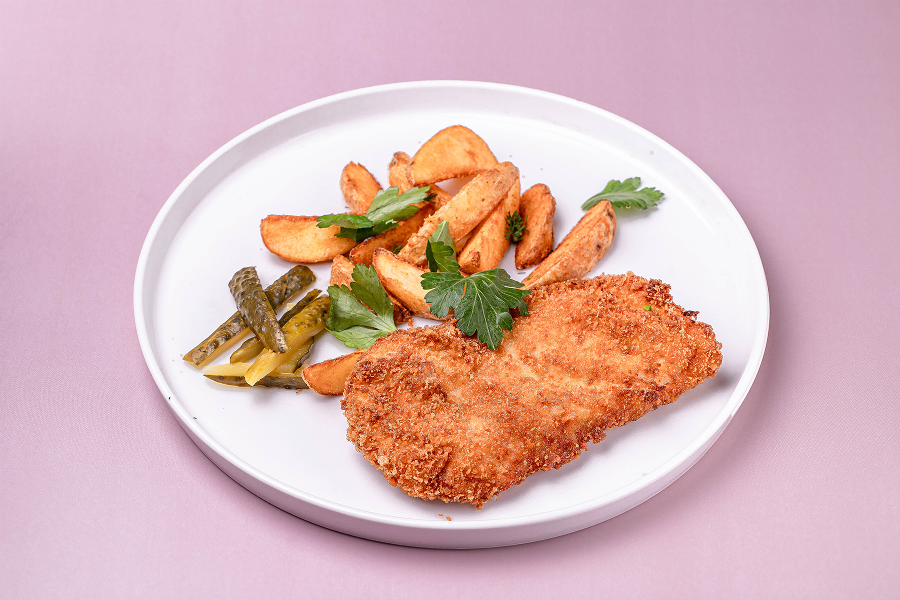 Куриный шницель с Айдахо