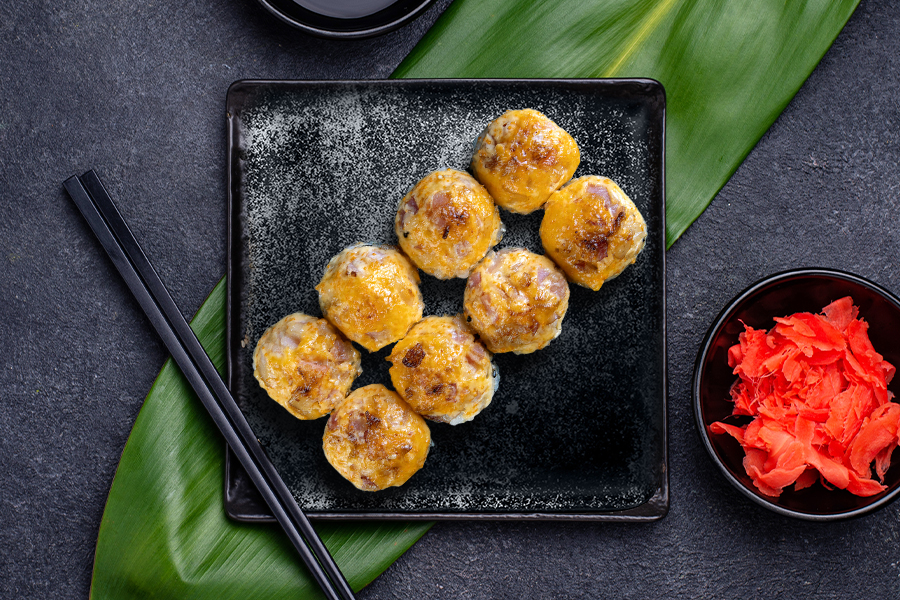 Барбекю-ролл с беконом